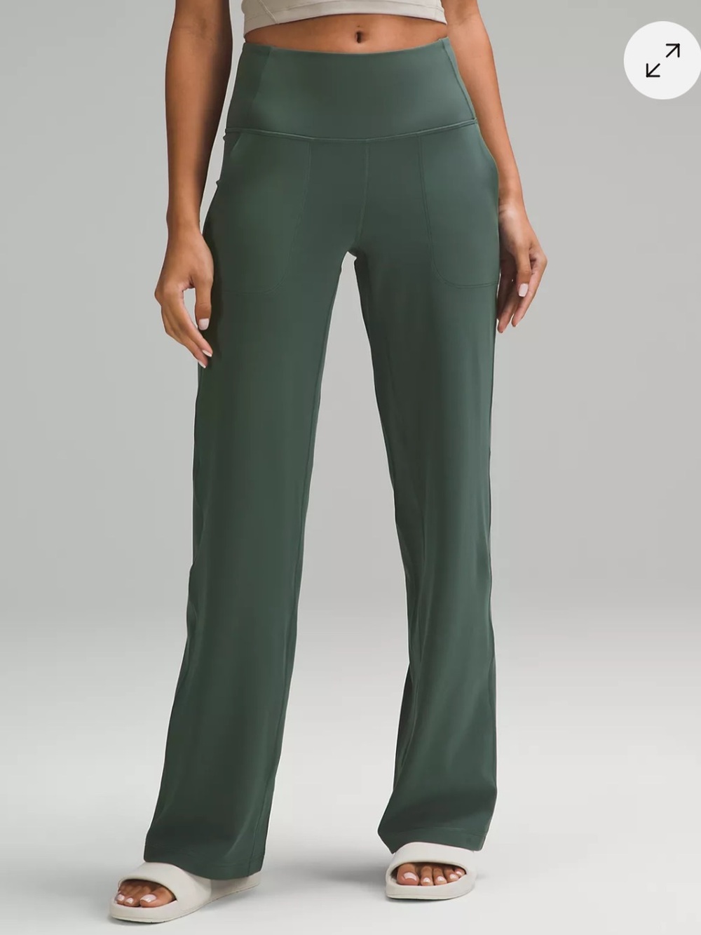 Lululemon Align High-Rise Wide-Leg Pant  Dark Forest Green Size 6
